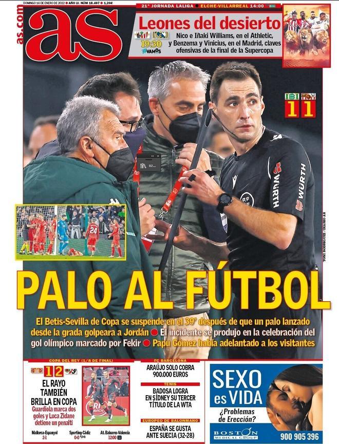 Las portadas de la prensa deportiva de hoy