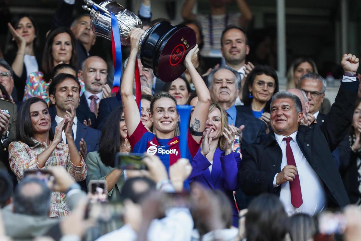 El FC Barcelona, campeón de la Copa de la Reina