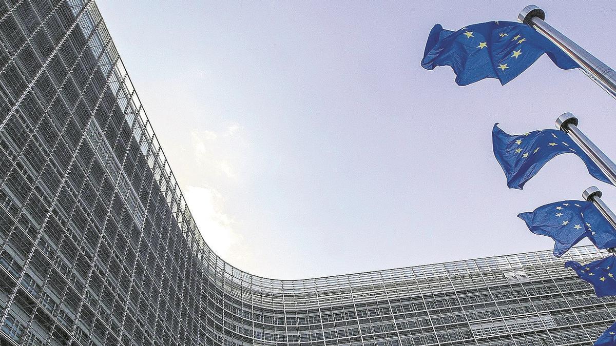 Vista exterior del edificio Berlaymont, sede de la Comisión Europea en Bruselas.