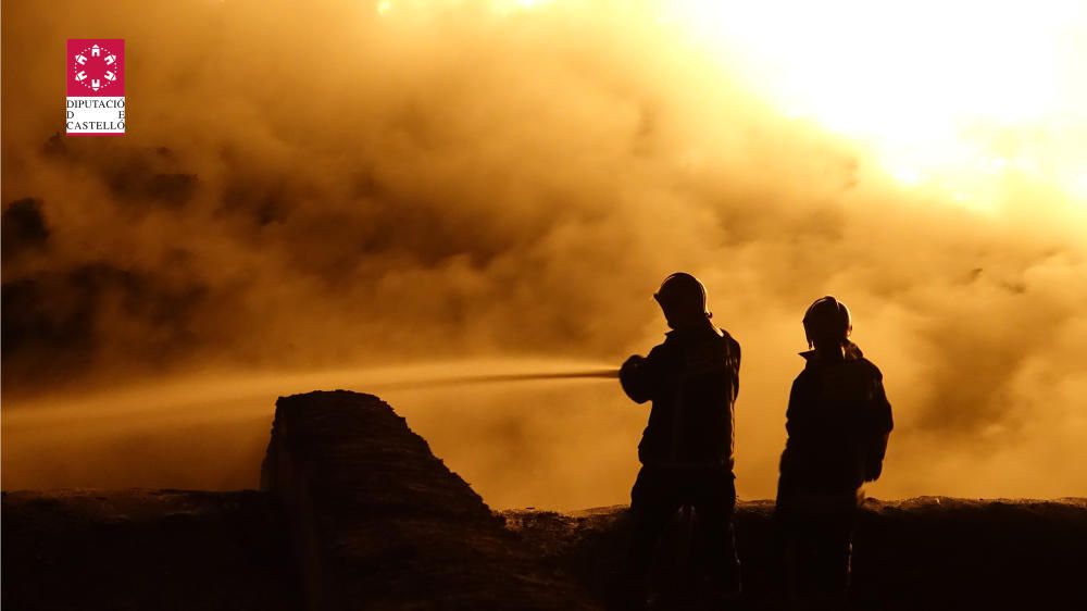 Incendio en la planta de residuos de Cervera