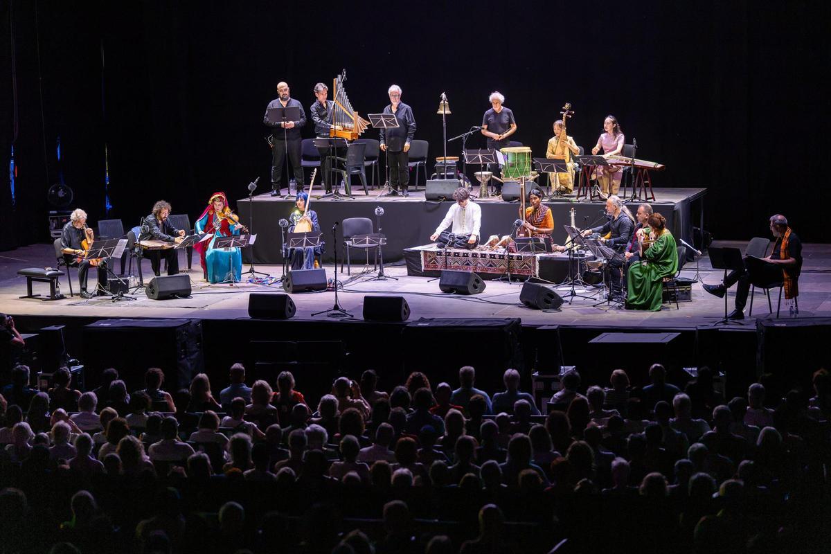 El conjunto Hesperion XXI durante el concierto en Sant Feliu de Guíxols