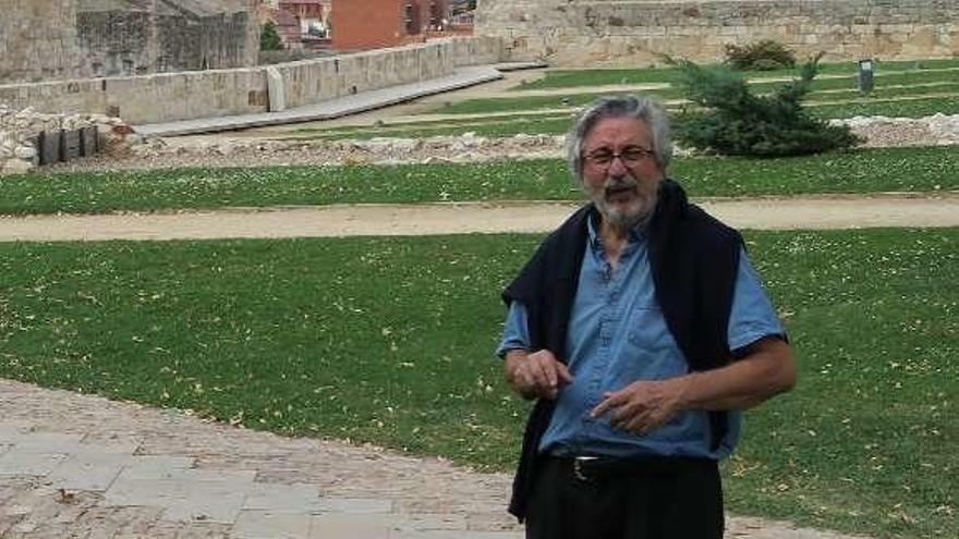 Agustín Remesal, durante el rodaje del documental.