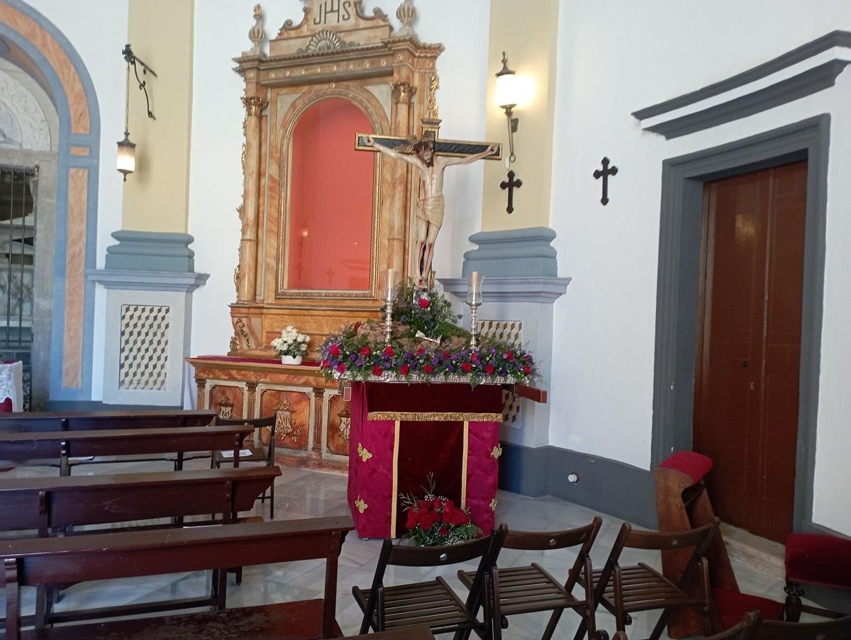 Santísimo Cristo de los Afligidos, Cementerio San Miguel