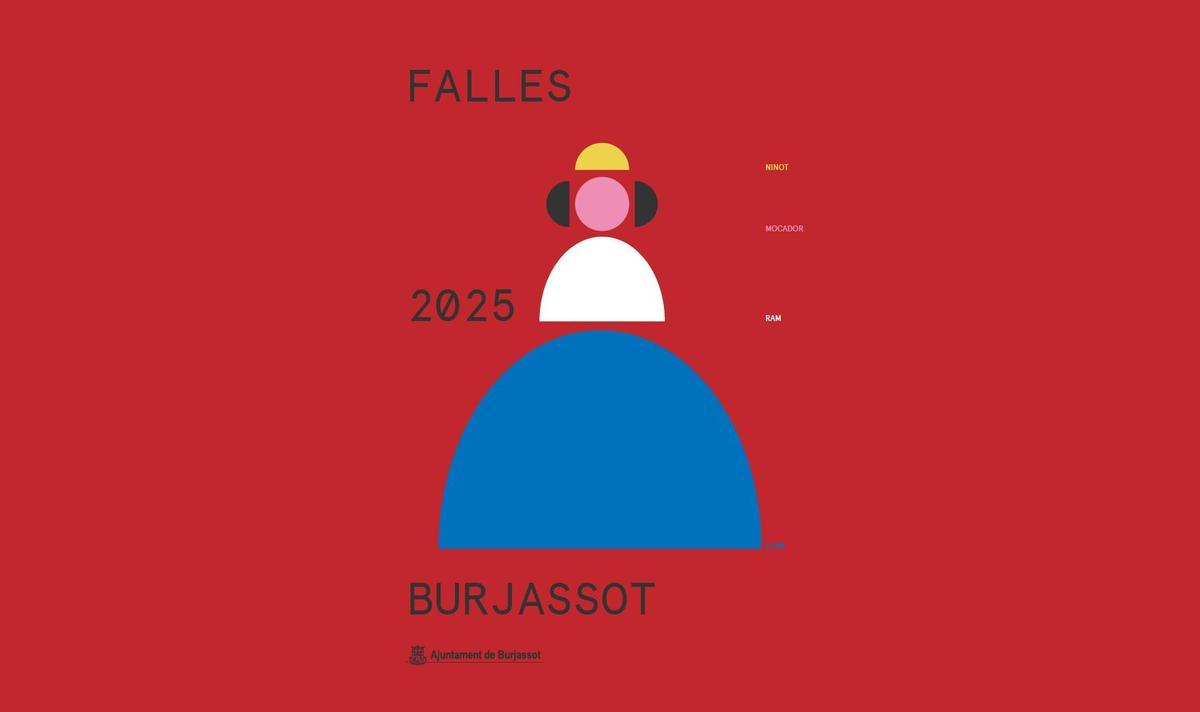 Imagen de las Fallas de Burjassot para 2025.