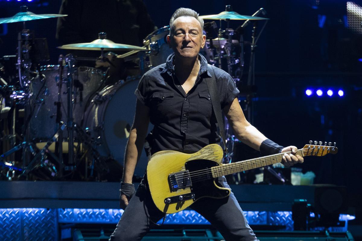 Bruce Springsteen en concierto en el Estadi Olimpic de Barcelona