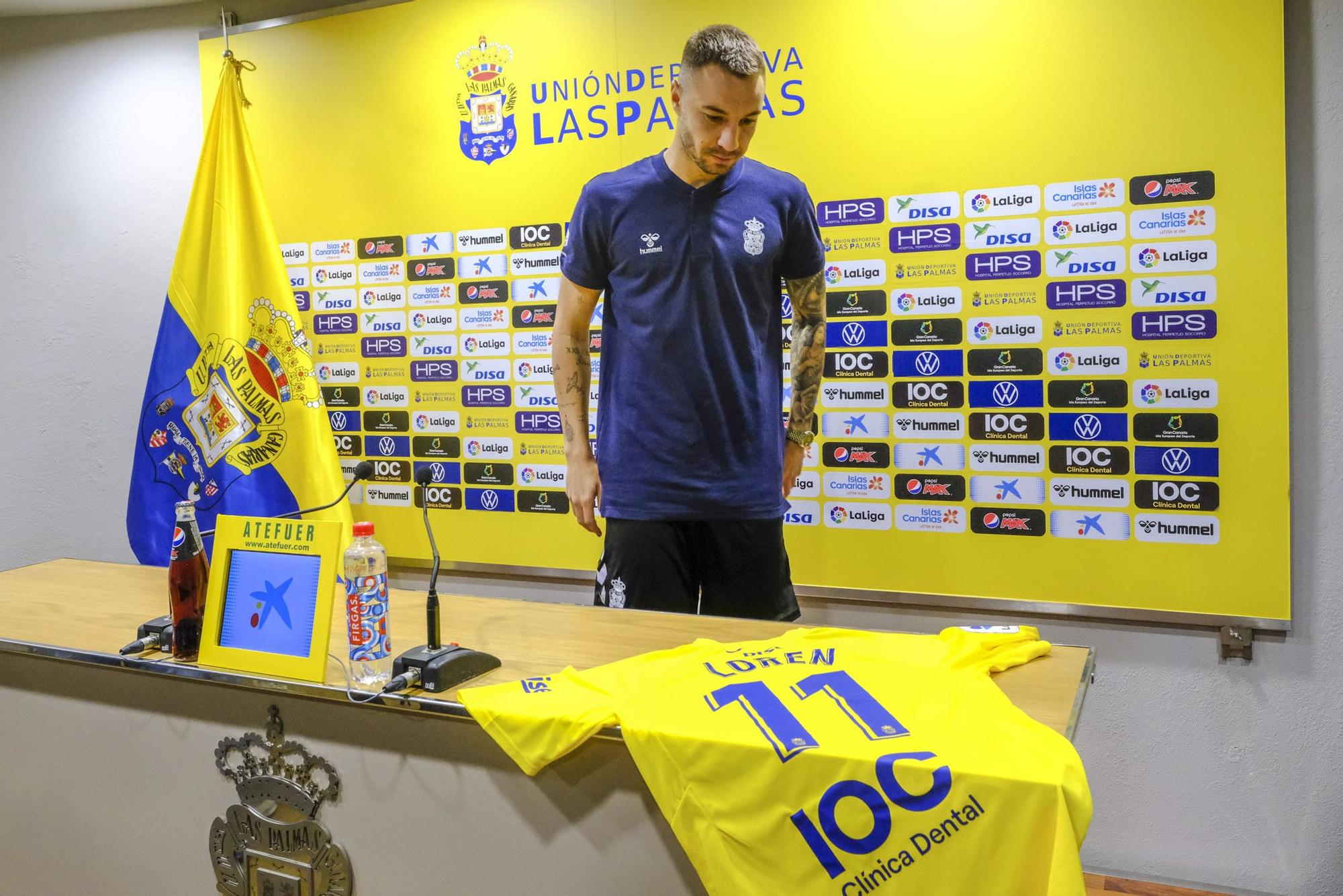 Presentación de Loren, nuevo jugador de la UD Las Palmas