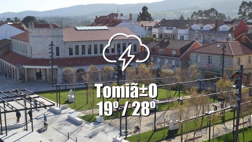 El tiempo en TomiÃ±o: previsión meteorológica para hoy, lunes 20 de julio
