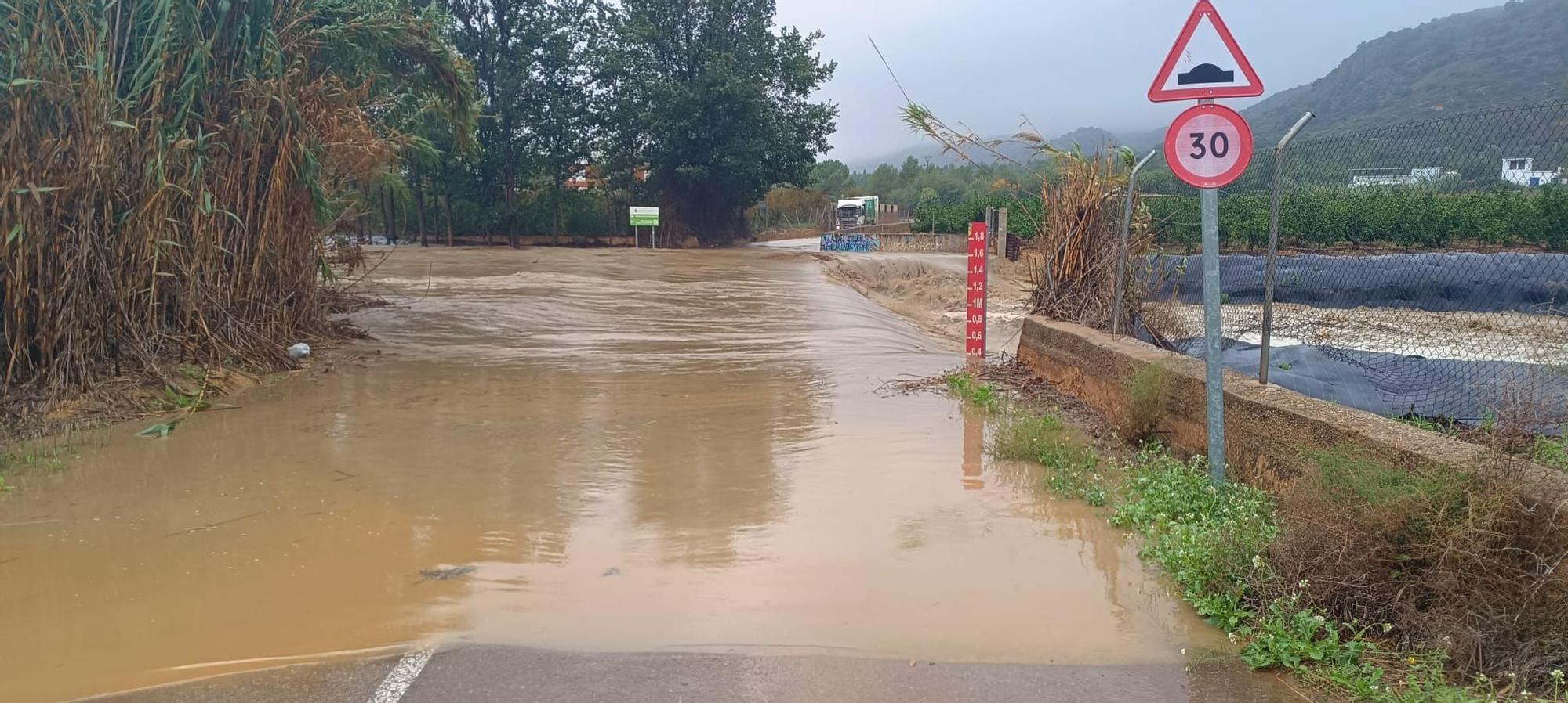 Los efectos de la DANA en caminos rurales de Torrent