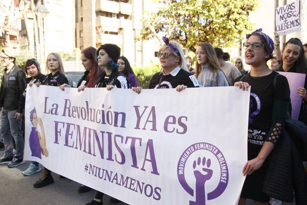 Manifestación en Murcia por el día contra la violencia de género