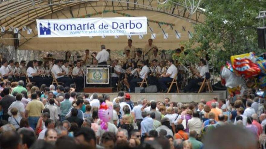 Una de las celebraciones de la romería de Darbo.  //Gonzalo N.