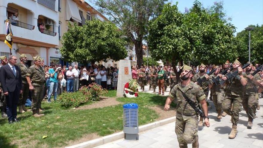 Homenaje a un soldado palmeño muerto en Bosnia