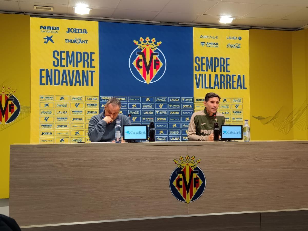 Marcelino, este viernes en la Ciudad Deportiva José Manuel Llaneza.