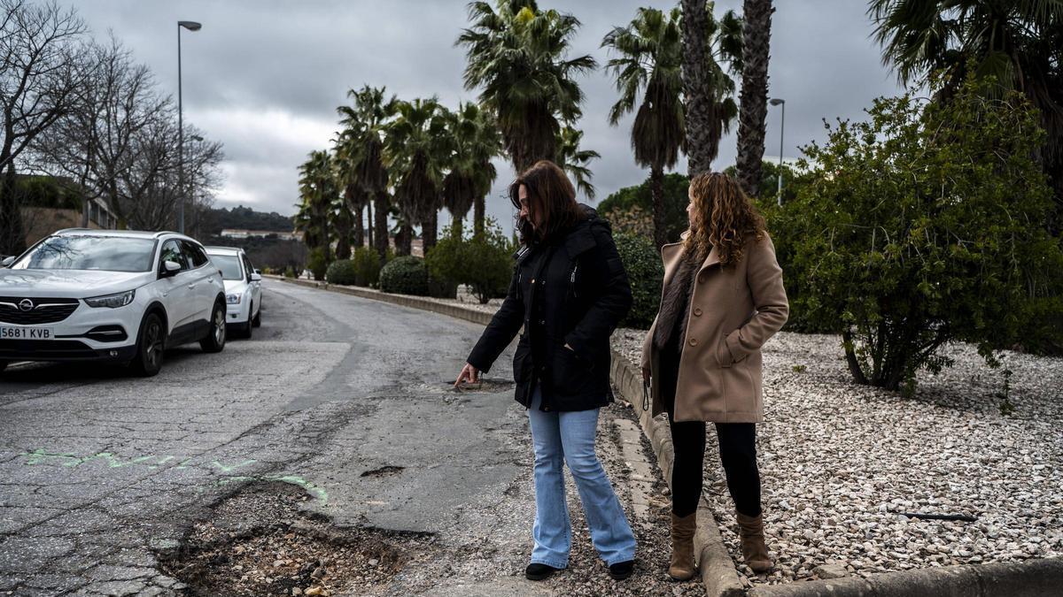 FOTOGALERÍA | Baches y socavones en los accesos del Campus Universitario de Cáceres