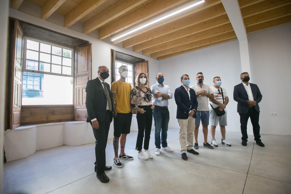 Entrega del local rehabilitado a Diablos Locos.