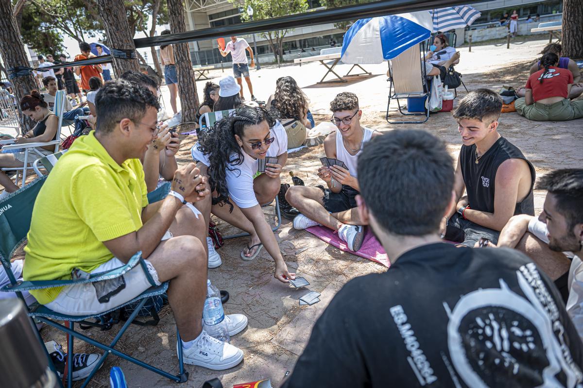 Ambiente antes del concierto de Rosalía