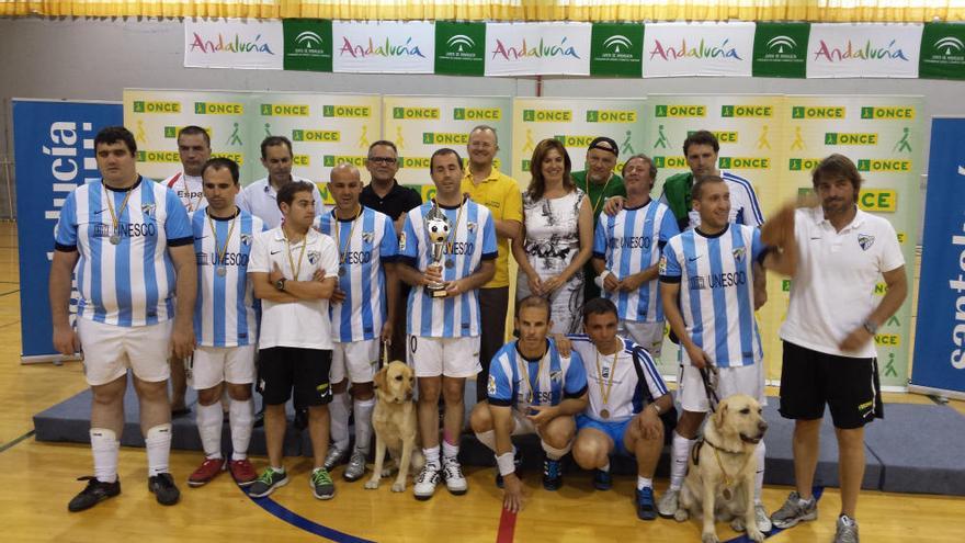 El ONCE-Málaga, subcampeón de España para ciegos