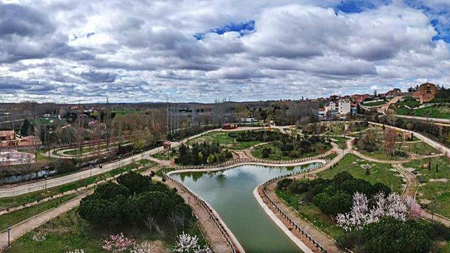 Vista panorámica del Prado de las Pavas, la zona verde con mayor superficie de la ciudad.