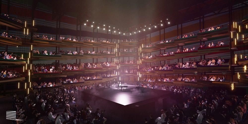 Teatro Vertical distancia social