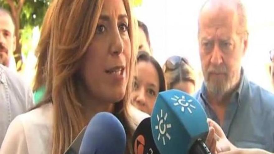 Susana Díaz: "Todo lo que sea bueno para Andalucía lo voy a aceptar"