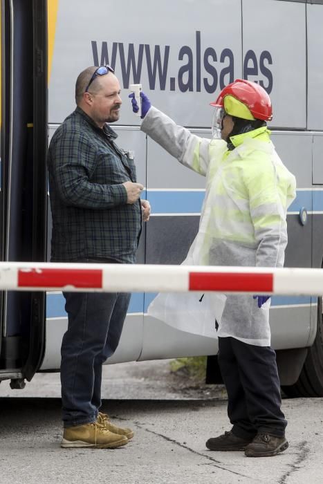 Control de temperatura a trabajadores de Arcelor