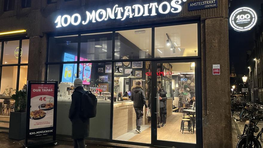 Restalia amplía su presencia en Europa abriendo un 100 Montaditos en el centro de Ámsterdam