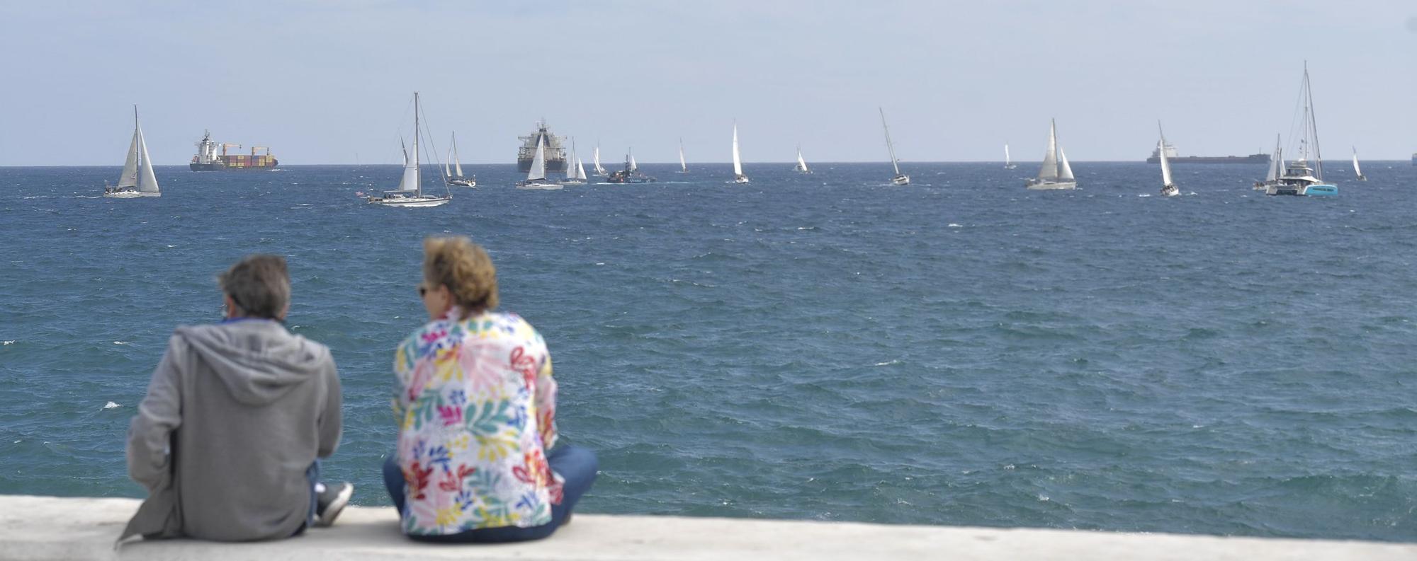 Salida de la ARC en Las Palmas de Gran Canaria