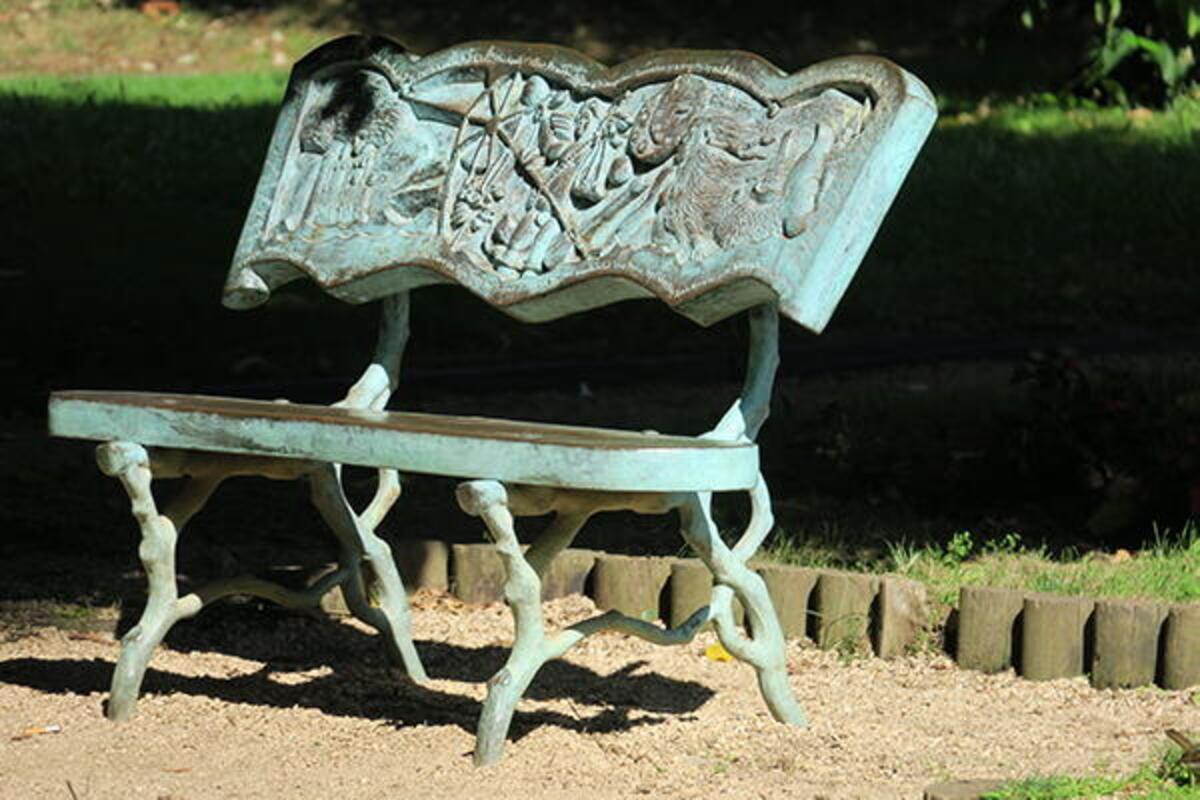 'Banco dos enamorados', en Padrón