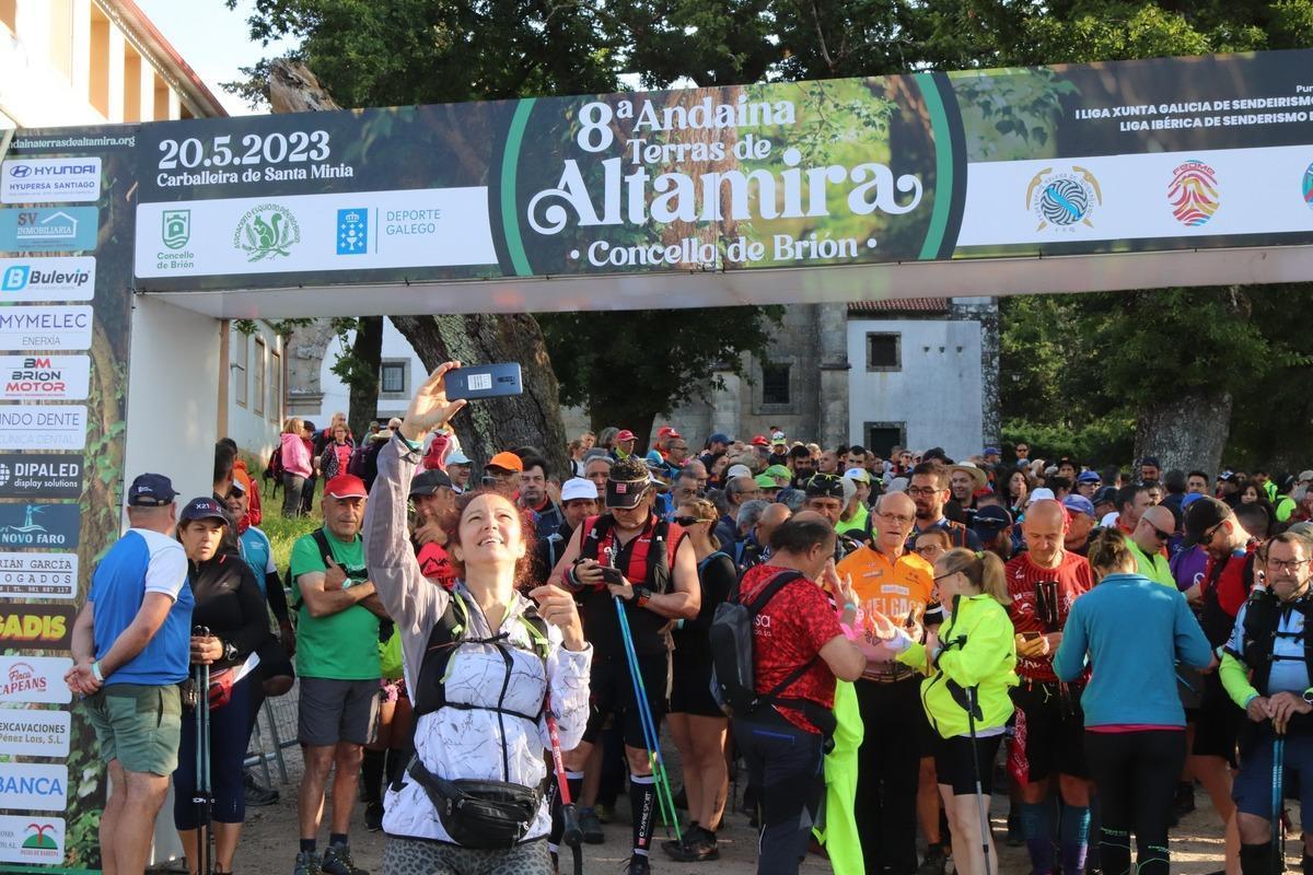 Unha anterior edición da Andaina Terras de Altamira en Brión
