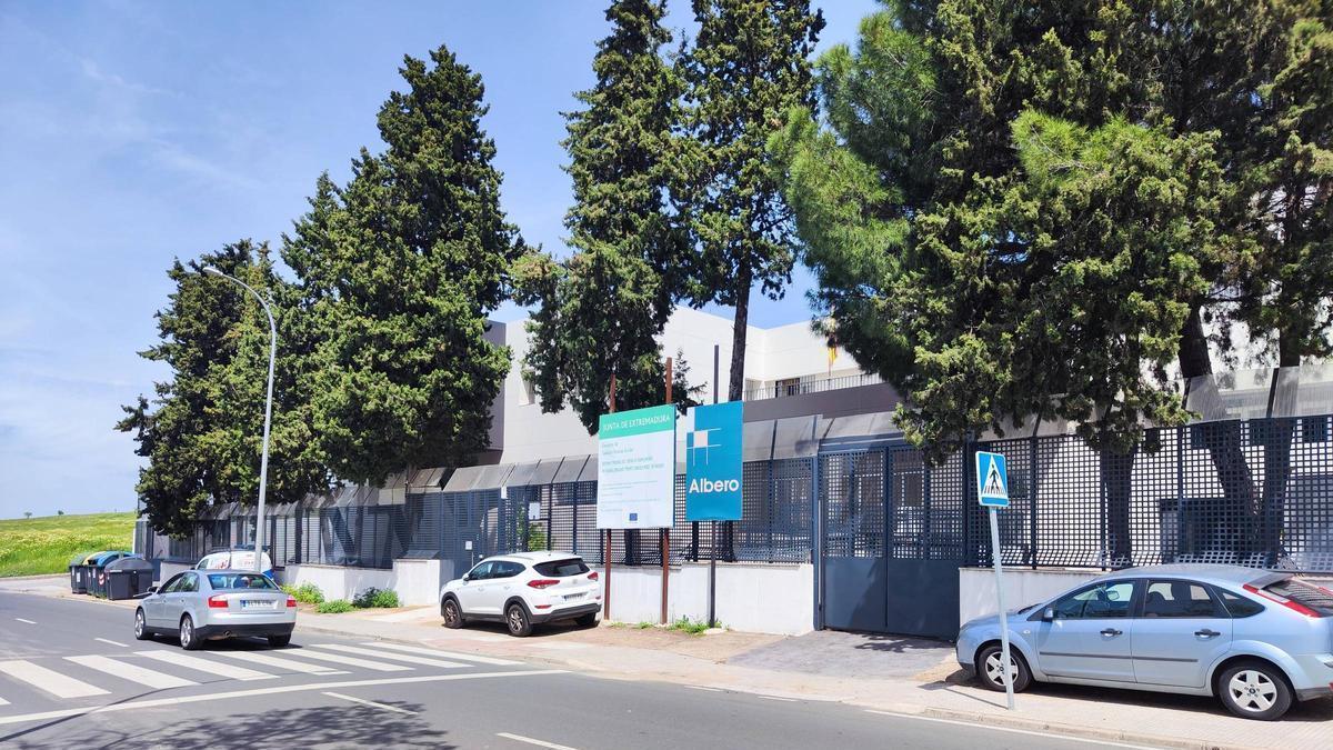 Exterior del centro de cumplimiento de medidas judiciales Marcelo Nessi de Badajoz.