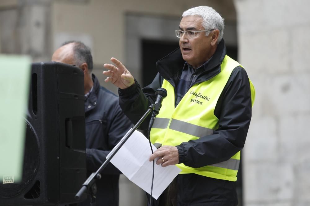 Manifestació a Girona contra el pla de pensions paneuropeus