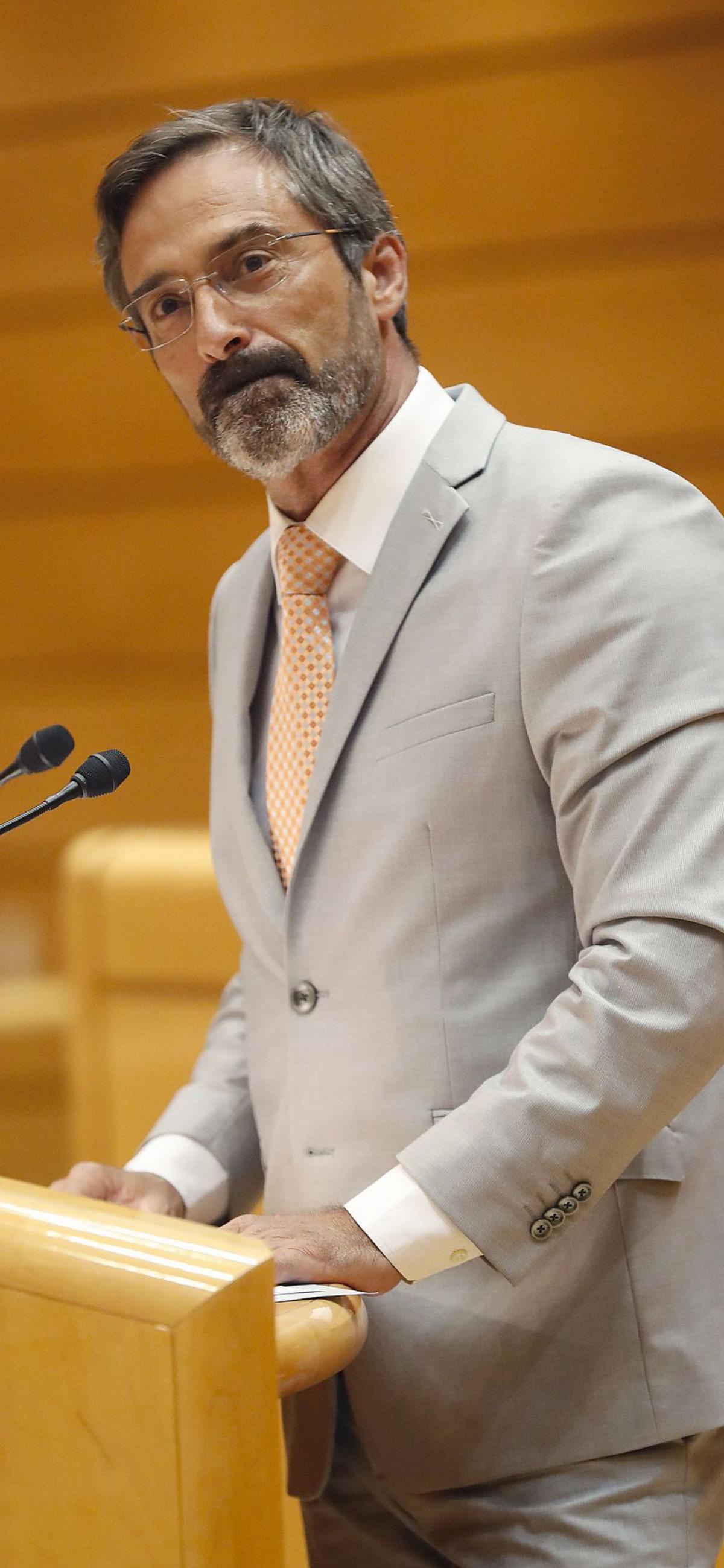 El senador Pedro Sanginés, de Coalición Canaria. | | EFE