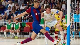 Barça - Jimbee Cartagena: en directo, hoy: primer partido del play-off de la Liga de fútbol sala