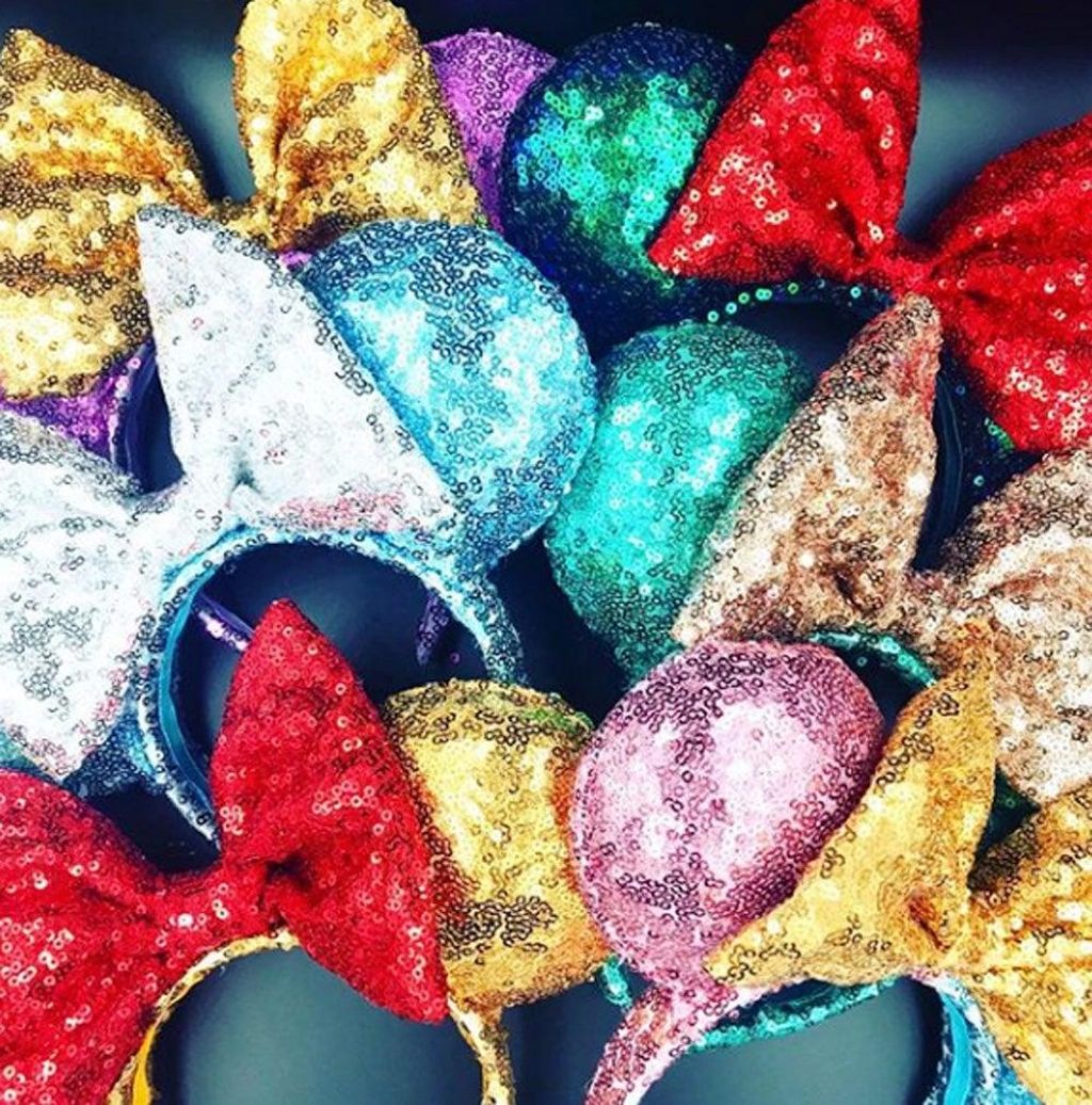 Orejas Disney de Minnie con lentejuelas