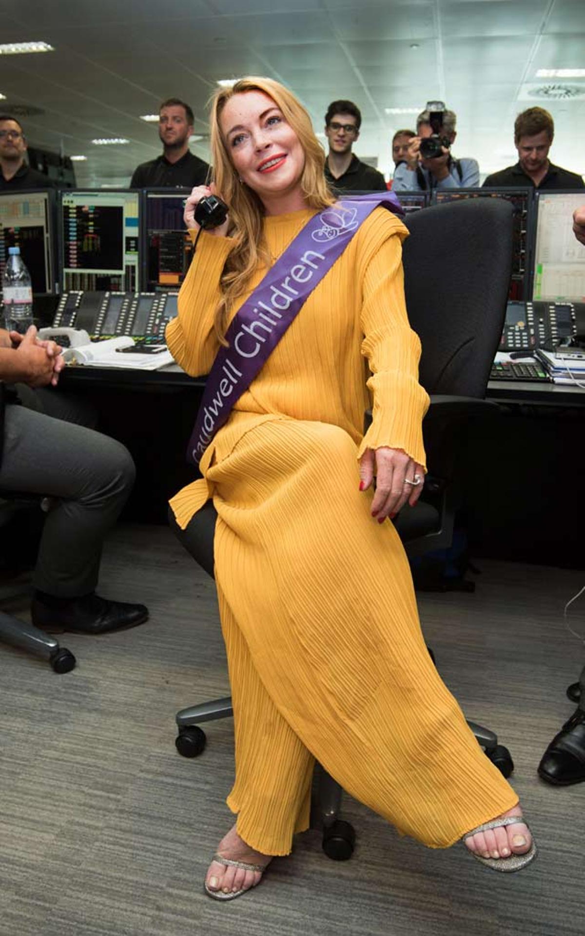 Lindsay Lohan colabora en un evento benéfico en Londres