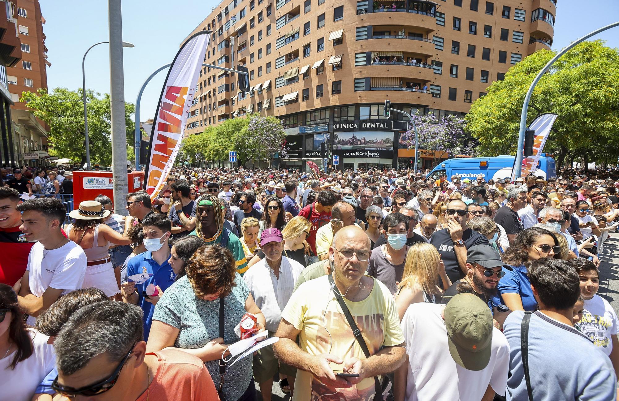 Primera mascletà de las Hogueras 2022