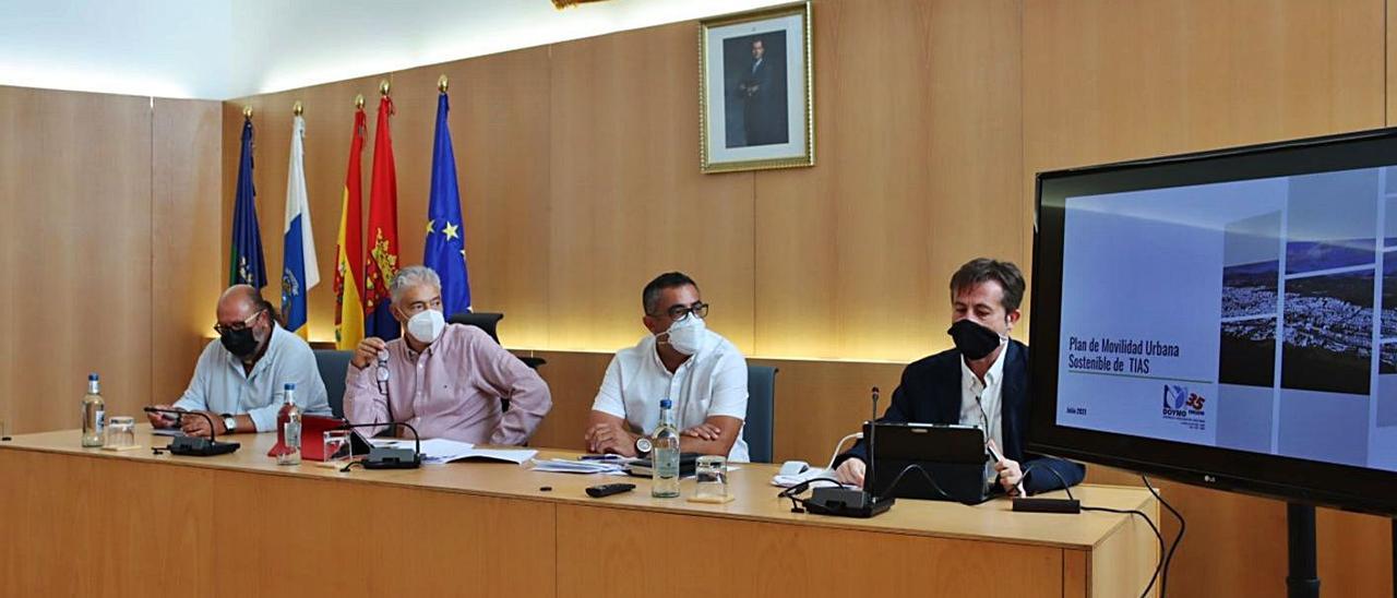 Presentación del plan de movilidad sostenible de Tías. | | LP/DLP