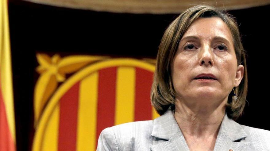 Una imagen de archivo de la expresidenta del Parlament Carme Forcadell.