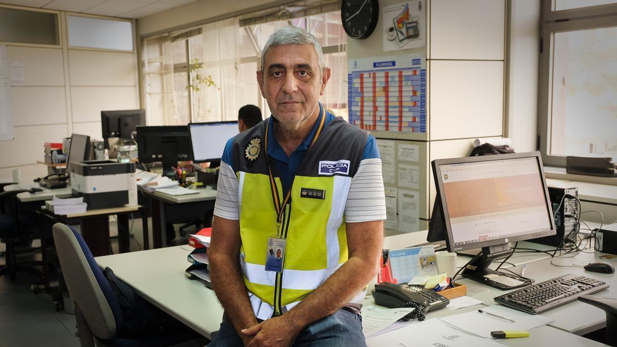 César Fernández, inspector del Grupo de Delitos Tecnológicos de la Brigada Provincial de la Policía Judicial de Las Palmas