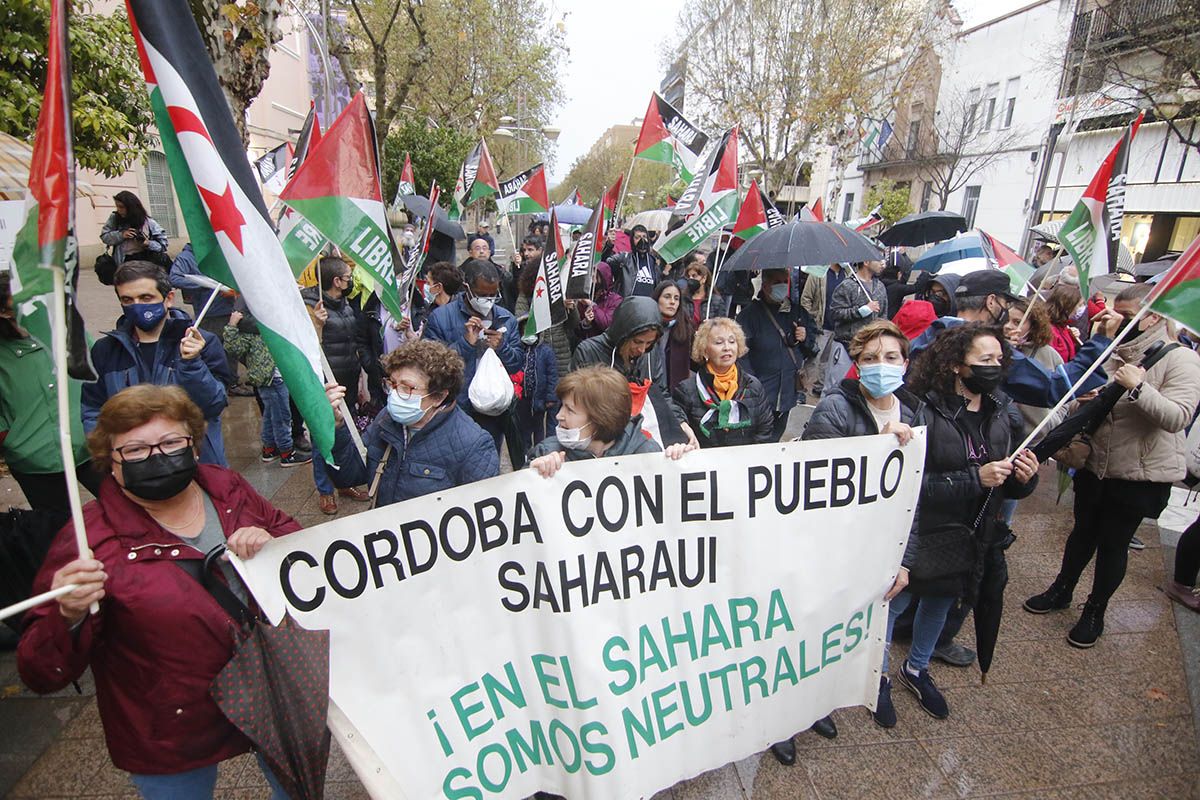 Concentración en apoyo del Pueblo Saharaui en Córdoba