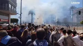 Nuevo llenazo en la tercera 'mascletà' de las Fallas de Alzira