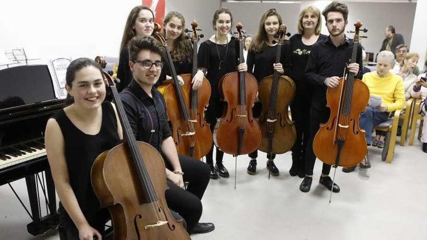 Concierto de alumnos de violoncello del Conservatorio de Gijón
