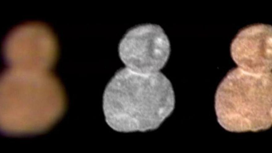 Últimas imágenes de la NASA: Ultima Thule parece un muñeco de nieve