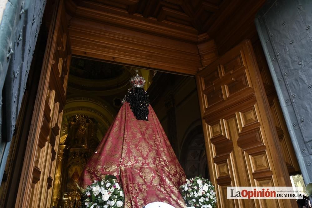 Romería de la Virgen de la Fuensanta: Llegada al S