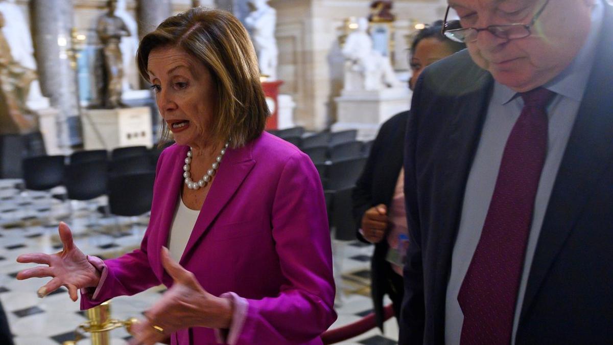 Nancy Pelosi, líder demócrata en la Cámara de Representants de EEUU.