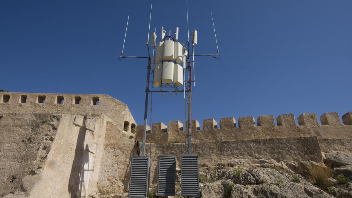 Imagen de archivo del repetidor del Castell, que será renovado.
