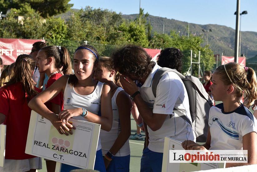 Inauguración del Campeonato Nacional de Tenis Alevín en el Club Cordillera