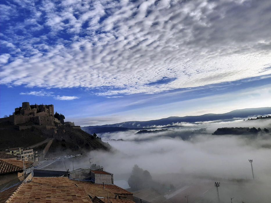 El cel de bon matí a Cardona