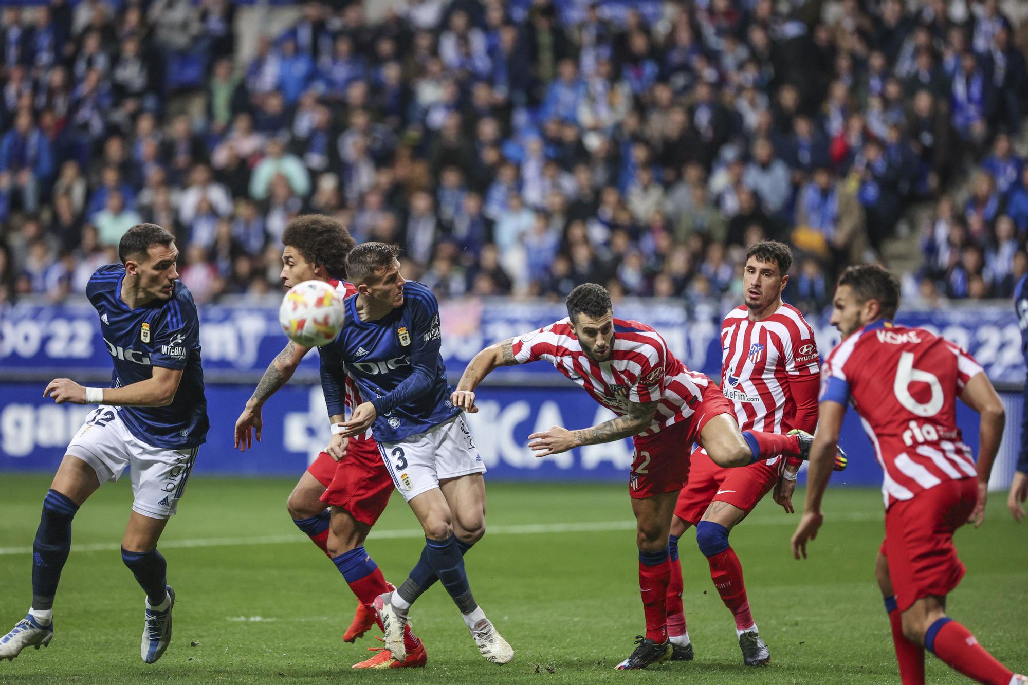 En imágenes: así fue el duelo copero entre el Real Oviedo y el Atlético de Madrid