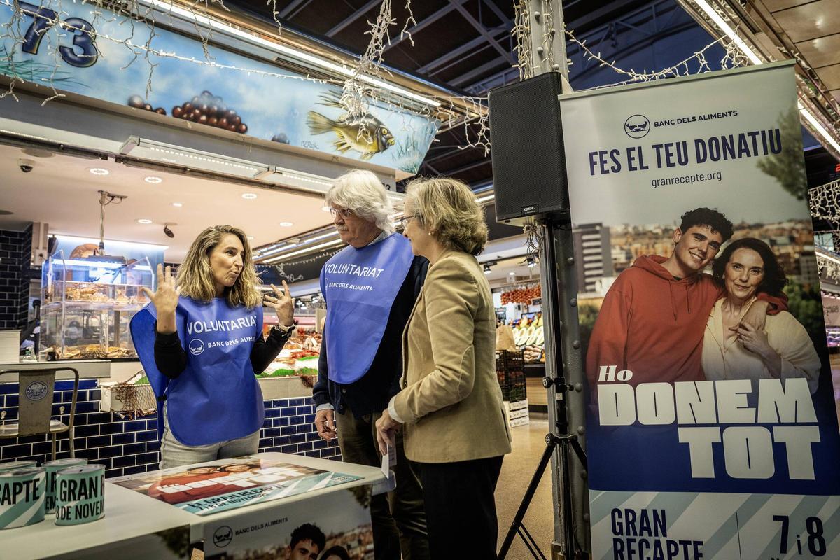 Empieza la recogida solidaria de alimentos del Gran Recapte