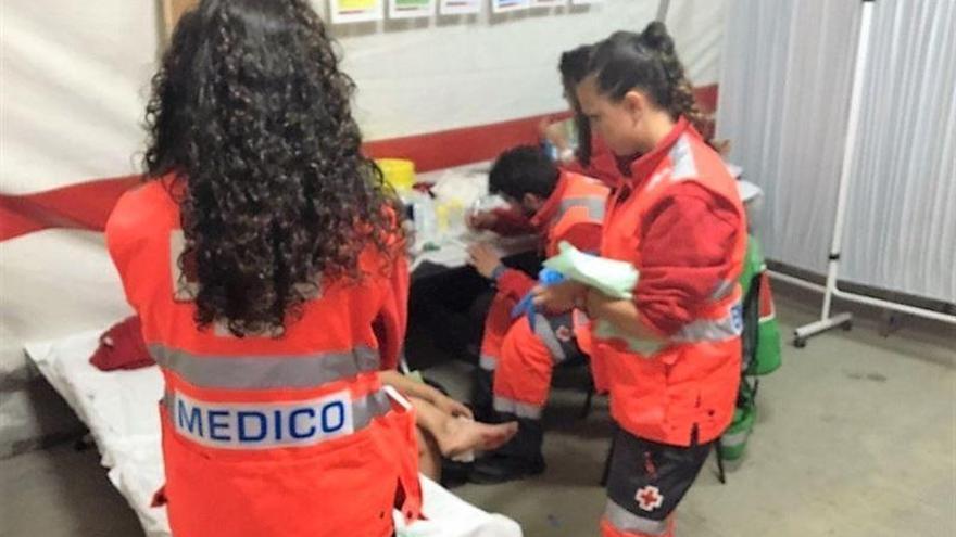 Cruz Roja realiza 53 asistencias la noche del sábado al domingo en la feria de Badajoz